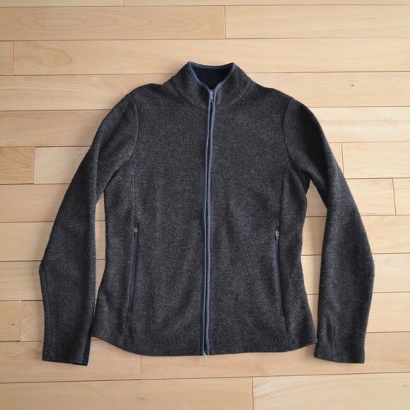 IBEX Wool Full Zip Jacket Mid Layer Brown Size Small - Picture 1 of 4